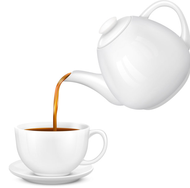 倒茶写实构图图片下载