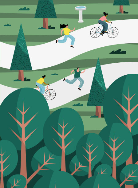 小组四人在练习活动中图片下载