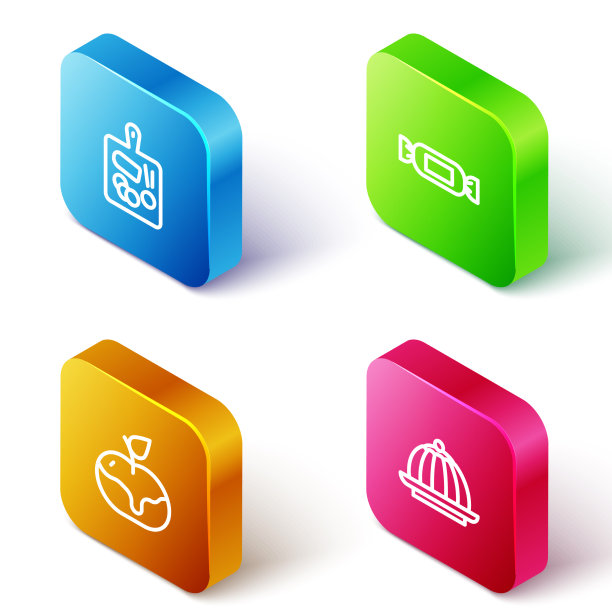 设定等距线切割板糖果苹果图片下载