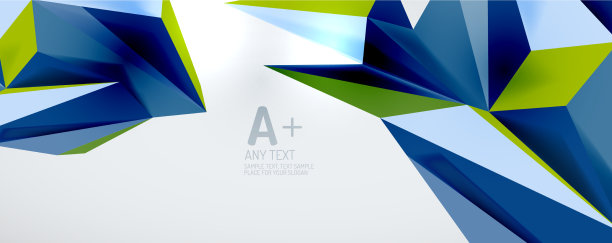 三角形几何背景低多边形3d图片下载