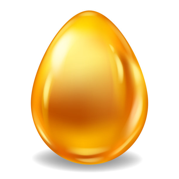 金色逼真的复活节彩蛋图片下载
