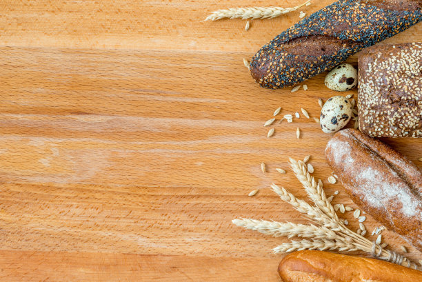 面包房背景俯视图。图片下载