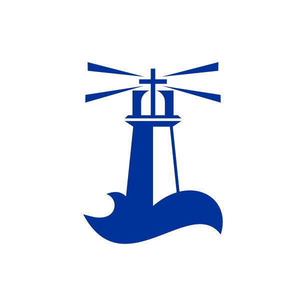 教堂的标志。基督教的象征。福音的灯塔图片下载