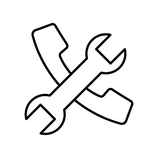 救命，修细线符号。，修补图标，标志。矢量图图片下载