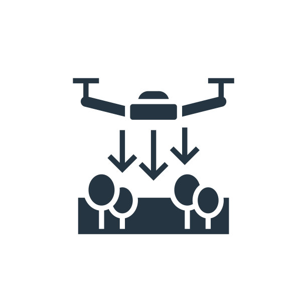 无人驾驶飞机图标。用于网站设计和移动，应用程序开发，打印的无人机图标。无人机图标从填充无人机元素收集孤立的白色背景。图片下载