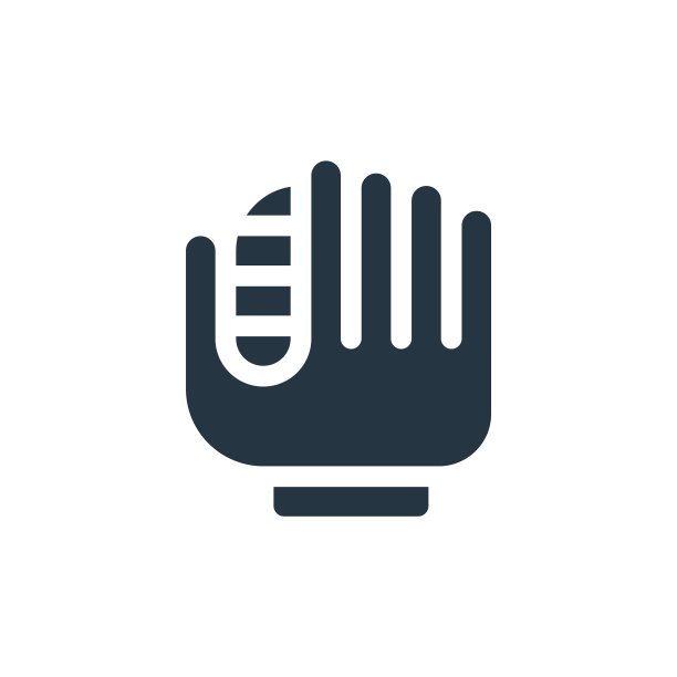 棒球手套图标。字形棒球手套图标，用于网站设计和移动，应用程序开发，打印。棒球手套图标从填充棒球收集孤立的白色背景。图片下载