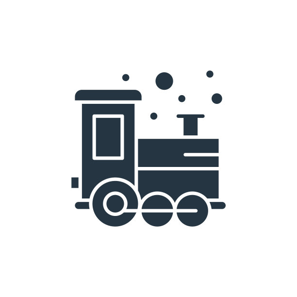 火车图标。字形火车图标用于网站设计和移动，应用程序开发，打印。火车图标从填充婴儿淋浴收集孤立的白色背景。图片下载