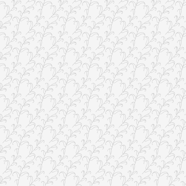 浅色背景图案与灰色装饰装饰在白色的背景，墙纸。无缝模式,纹理。矢量图图片下载