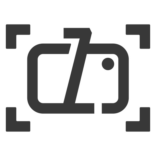 Z初始摄影图标模板设计矢量孤立图片下载