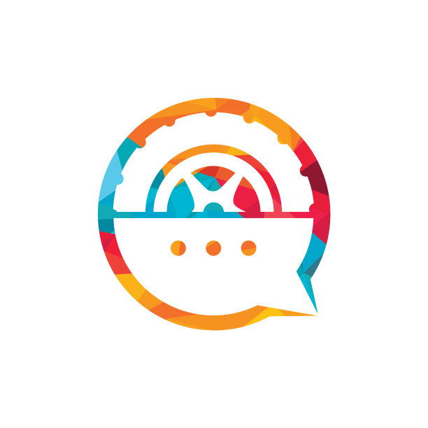 运输聊天标志设计模板图片下载