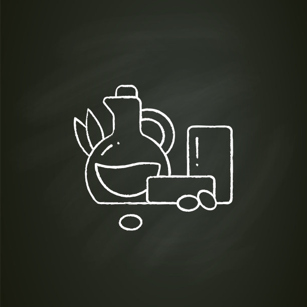 卡斯提尔身体肥皂粉笔图标图片下载