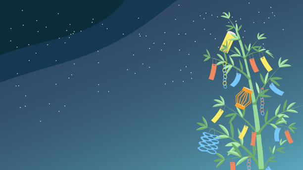Tanabata Sasa夜天空图片下载