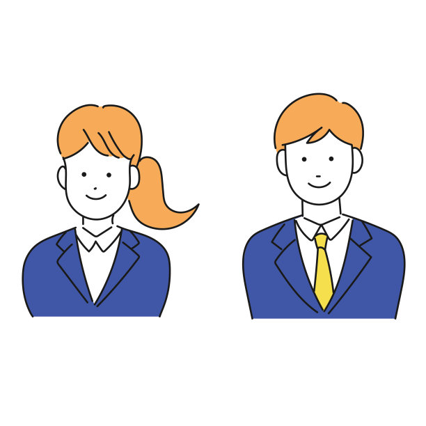 新员工男女配图图片下载