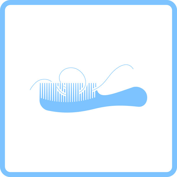 梳中头发图标图片下载