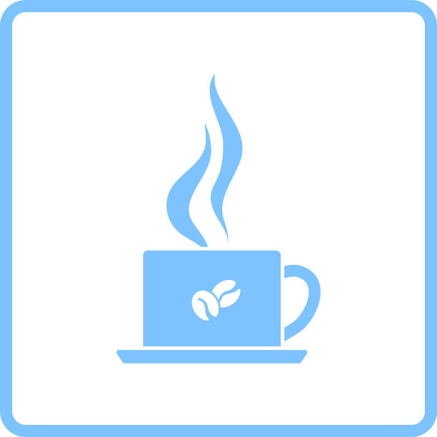 吸烟咖啡杯的图标图片下载