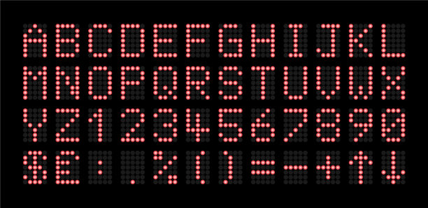 显示字母和数字符号设置字体图片下载