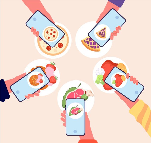 美食照片博主们用手机拍摄美食图片下载