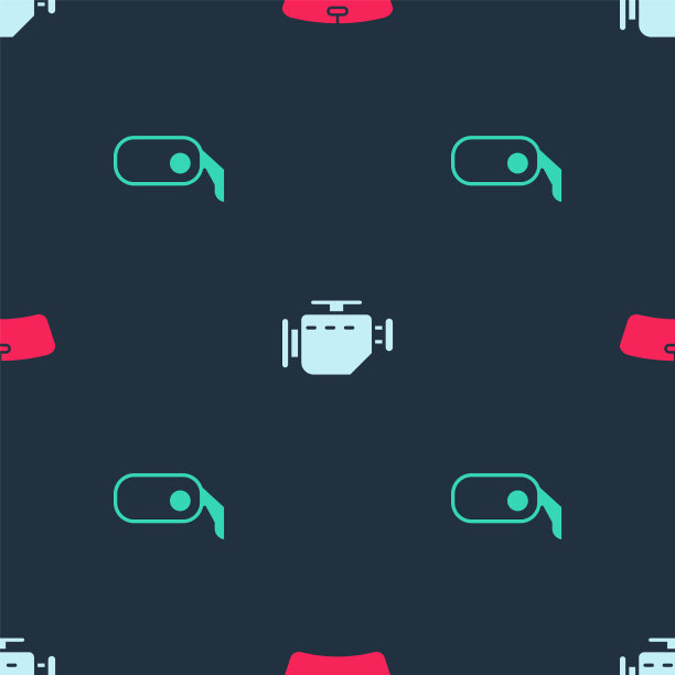 设置挡风玻璃检查引擎和汽车后视镜图片下载