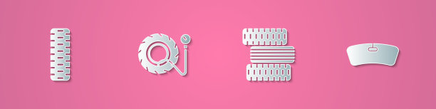 设纸切车胎轮胎气压计图片下载