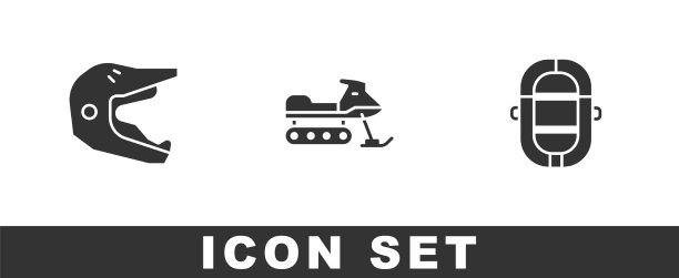 设置越野摩托车和雪地摩托车头盔图片下载