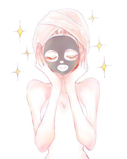 一个女人在打包的正面照片图片下载