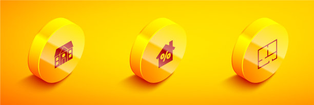 设置等距房屋百分比折扣和图片下载