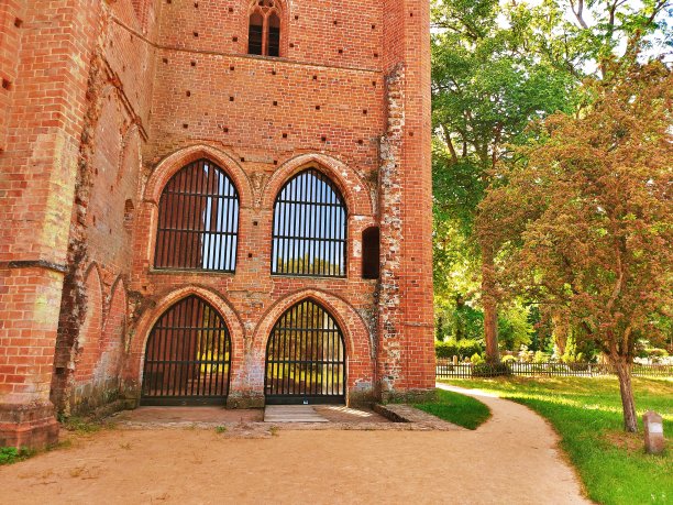 chorin修道院的一部分，联合国教科文组织图片下载