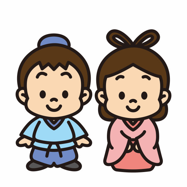 Hikoboshi和Orihime in Tanabata图片下载