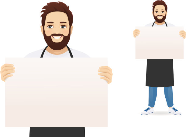 穿着围裙的帅哥图片下载