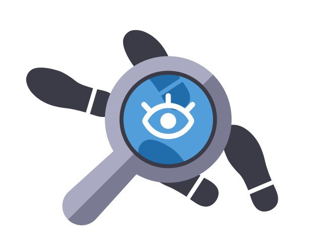 用放大镜追踪罪犯图片下载