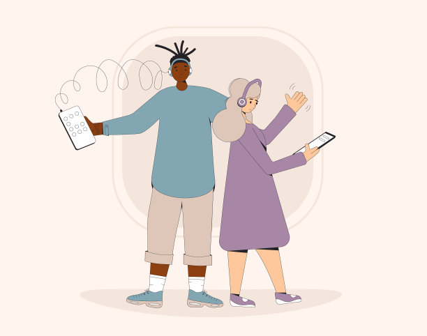 在线会议与不同的人社交图片下载