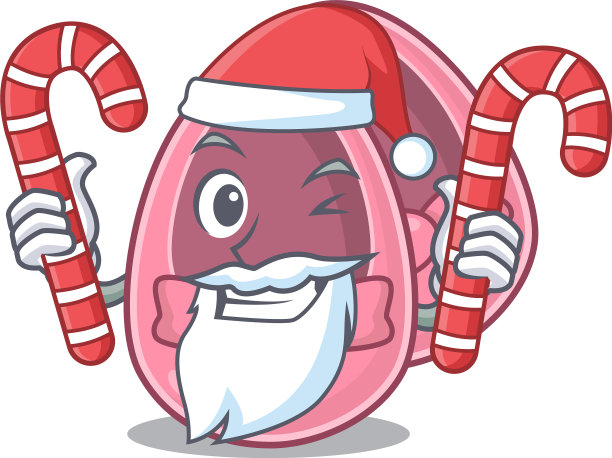 穿着圣诞老人卡通服装的友好女孩鞋图片下载