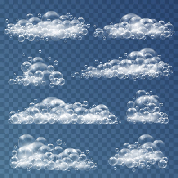 泡沫泡沫白色泡沫逼真的纹理图片下载