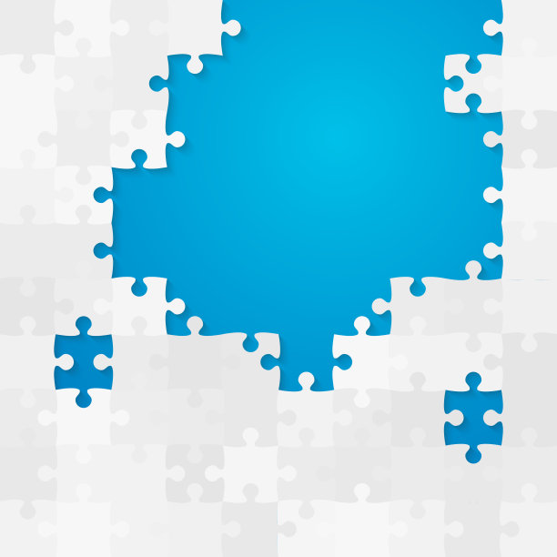 横幅背景做成拼图碎片图片下载