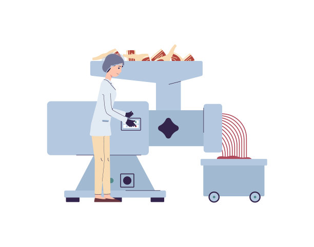 肉类生产加工设备平图片下载