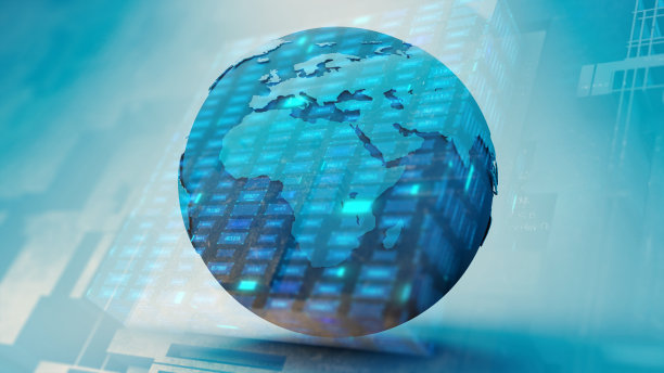 虚拟世界与网络连接图片下载