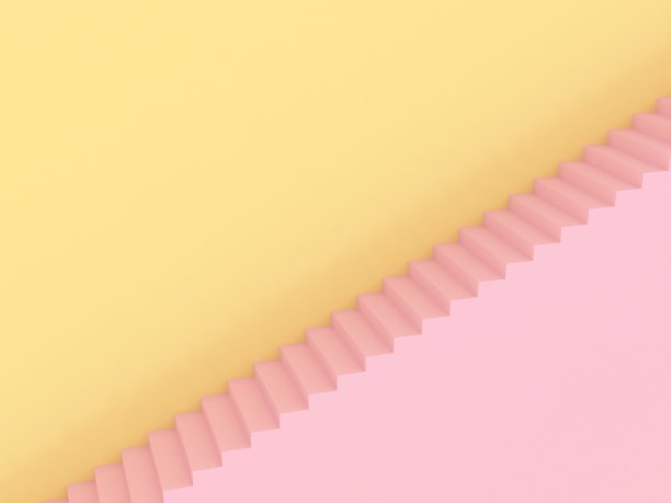 抽象三维渲染楼梯图片下载