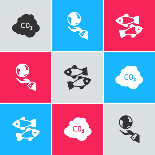 将二氧化碳排放量设定在云手中，握住地球图片下载