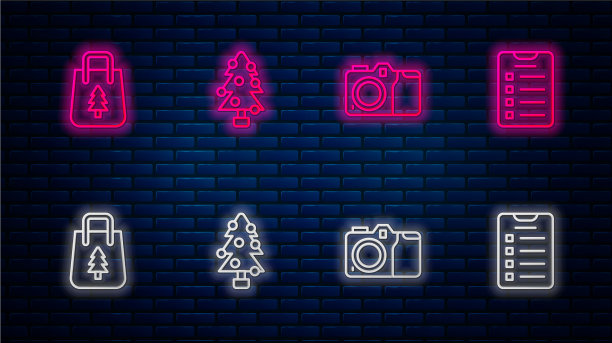 圣诞树拍照，相机购物图片下载