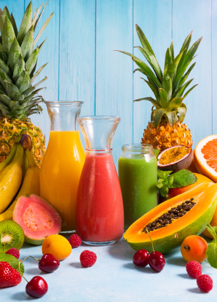 夏季健康饮食理念。食物的静物。图片下载