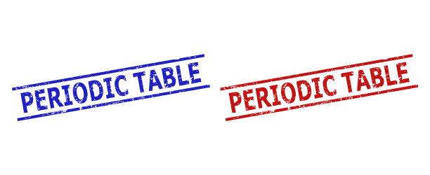 元素周期表水印与垃圾表面和图片下载