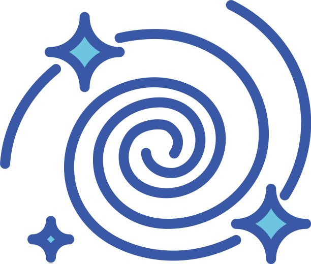 宇宙宇宙图标轮廓风格图片下载