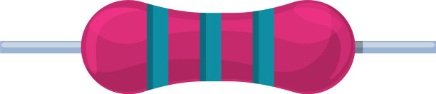 数字电阻器图标卡通风格图片下载