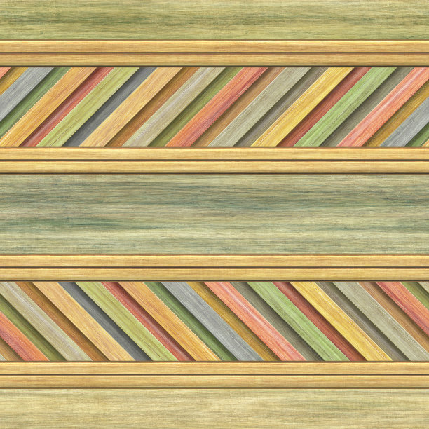 雕刻的人字形和柄图案上的木材背景无缝纹理，木材颜色，3d插图图片下载