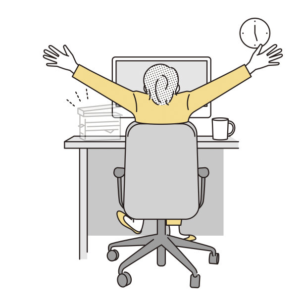 对生意的结束感到满意的商人图片下载