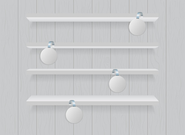 摇摆在货架超市模型贴纸图片下载