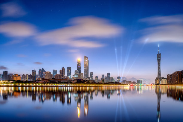 中国广州城市天际线图片下载