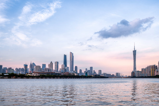 中国广州城市天际线图片下载