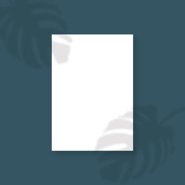 纸模型与现实的阴影覆盖图片下载