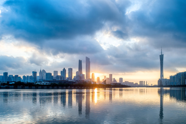 中国广州城市天际线图片下载